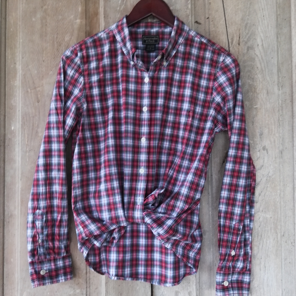 Red Plaid Abercrombie Shirt